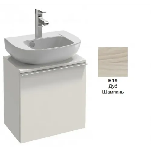 Модуль под раковину Odeon Up 45,2х28х45 см, дуб шампань, шарниры справа EB999D-E19 Jacob Delafon