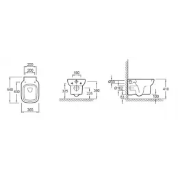 Комплект унитаза с инсталляцией Replay с глянцевой клавишей хром, с микролифтом, с кнопкой E29025-NF-M11 Jacob Delafon