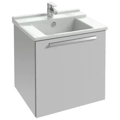 Модуль с раковиной Struktura 60 см, белый, 1 выдвижной ящик, подвесной монтаж EXI112-00+EB1284-N18 Jacob Delafon