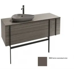 Модуль под раковину Nouvelle Vague 145х51х47 см, 2 ящика, светло-коричневый сатин EB3044-S32 Jacob Delafon