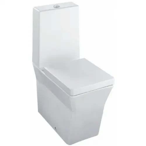 Унитаз-компакт Reve 36,5х67 см, нижняя подводка, универсальный выпуск, с сиденьем 5033K-00+E4809-00 Jacob Delafon