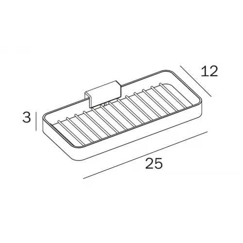 Корзинка-полочка для душа INDA LEA A1851ANE