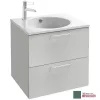 Модуль под раковину Odeon Rive Gauche 60х50,8х56,8 см, 2 ящика, эвкалипт матовый, ручки хром EB2520-R5-M87 Jacob Delafon