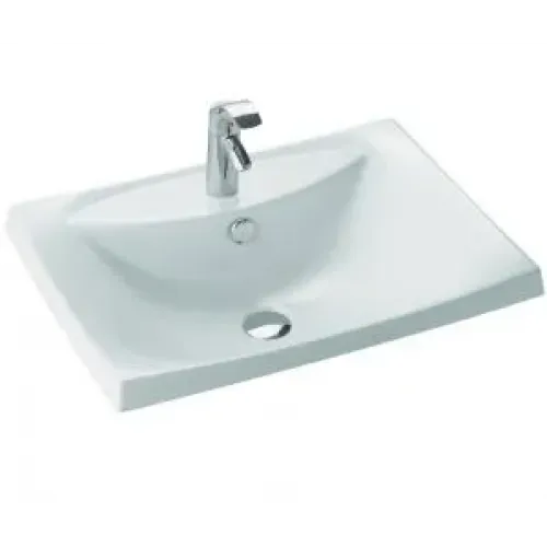 Встраиваемая сверху раковина Escale 60х44,5 см, санфарфор, с отв. под смеситель E1289-00 Jacob Delafon