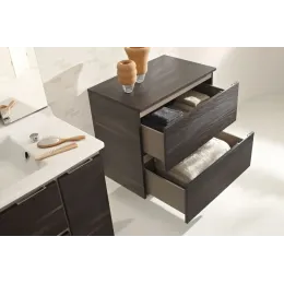 Тумба для ванной Soprano черное дерево, подвесной монтаж 71х45 см EB1339-E15 Jacob Delafon