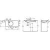 Мебельная раковина Odeon Rive Gauche 101х51,2 см EXAU112-Z-00 Jacob Delafon