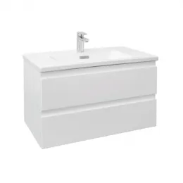 Модуль под раковину Madeleine 80х46х45 см, 2 ящика, белый глянцевый EB2053-J5 Jacob Delafon