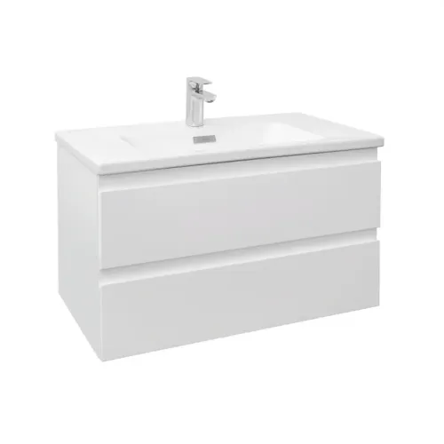 Модуль под раковину Madeleine 80х46х45 см, 2 ящика, белый глянцевый EB2053-J5 Jacob Delafon