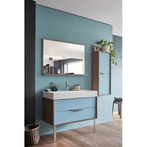 Модуль под раковину Vivienne 60х46х45,2 см, фасад и корпус: белый меламин, ручки хром EB1506-N18-N18 Jacob Delafon