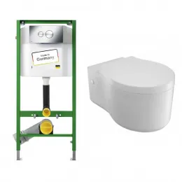 Комплект с инсталляцией Formilia Viragio с микролифтом, с микролифтом E4773-00+713386 Jacob Delafon