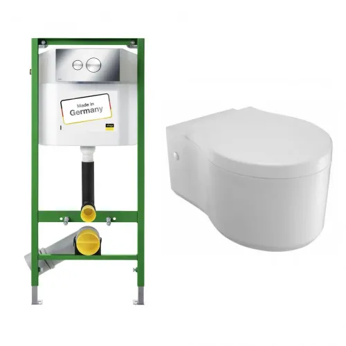 Комплект с инсталляцией Formilia Viragio с микролифтом, с микролифтом E4773-00+713386 Jacob Delafon