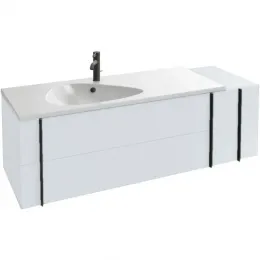 Модуль под раковину Nouvelle Vague 145х50,8х45,2 см, белый блестящий EB3038-N18 Jacob Delafon