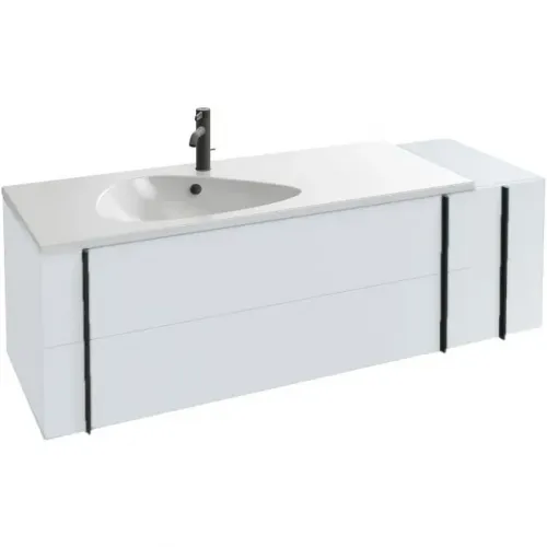 Модуль под раковину Nouvelle Vague 145х50,8х45,2 см, белый блестящий EB3038-N18 Jacob Delafon