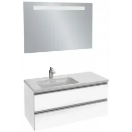 Модуль под раковину Vox 100х46х45 см, черное дерево, для левосторонней раковины, встроенные ручки, 2 выдвижных ящика EB2025-RA-E15 Jacob Delafon