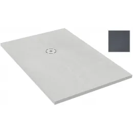 Поддон Singulier 120х80х3 см, серый сланец, матовый, антискользящее покрытие, прямоугольный, Neoroc E67013-NAD Jacob Delafon