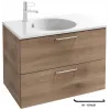 Модуль под раковину Odeon Rive Gauche 80х50,8х56,8 см, 2 ящика, ручки черные, квебекский дуб EB2522-R9-E10 Jacob Delafon