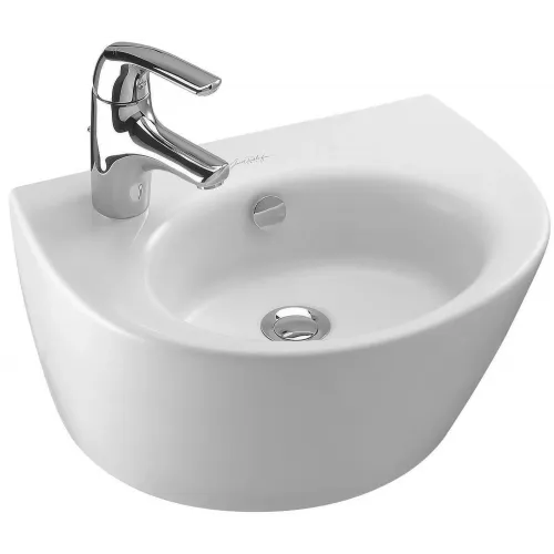 Подвесная раковина Ove 46х34,5х11,5 см, санфарфор E1567-00 Jacob Delafon