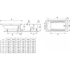 Чугунная ванна Repos 170х80 см, без отверстий для ручек, без антискользящего E2918-S-00 Jacob Delafon