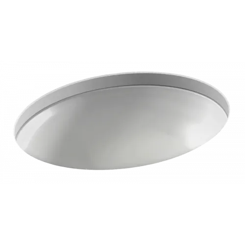 Встраиваемая снизу раковина Vox 44,2х36,2 см, с переливным отверстием, гладкая нижняя поверхность, санфарфор EYI102-00 Jacob Delafon