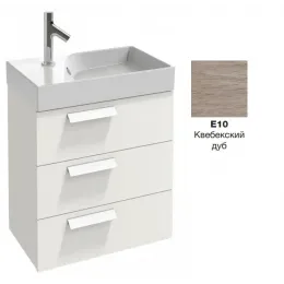 Модуль под раковину Rythmik 59,5х45х63,4 см, квебекский дуб, 3 выдвижных ящика EB1307-E10 Jacob Delafon