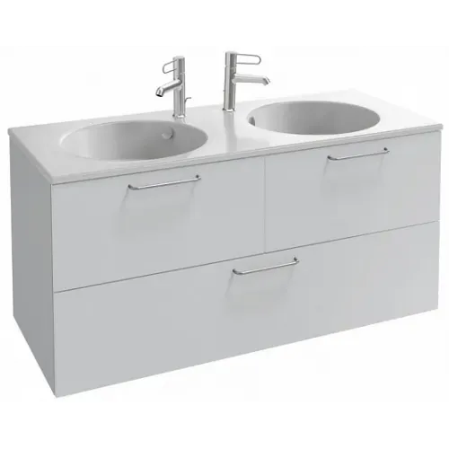 Модуль под раковину Odeon Rive Gauche 120х50,8х56,8 см, 3 ящика, белый, ручки хром EB2545-R5-N18 Jacob Delafon