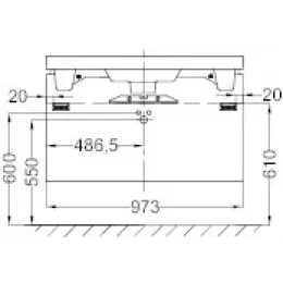Комплект мебели для ванной Reve 100 см, черный блестящий, с подсветкой, подвесной монтаж E4801-00+EB576-NF+EB1132-R-274 Jacob Delafon