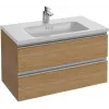 Модуль под раковину Vox 80х46х45,2 см, ореховое дерево, 2 ящика, встроенные ручки EB2028-RA-E16 Jacob Delafon