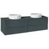 Модуль под раковину Madeleine 124х49,2х47,6 см, 4 ящика, серый матовый, для 2 раковин EB2085-J54 Jacob Delafon