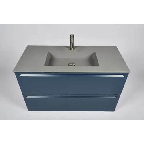 Тумба с раковиной INDA Piccadilly 100BD Cemento