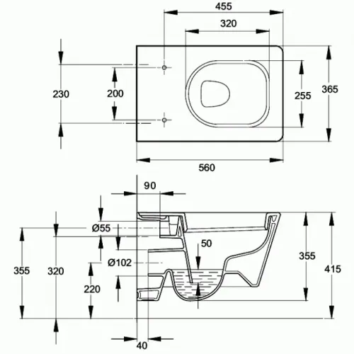 Комплект с инсталляцией Reve с микролифтом E4811-00+E29025-NF+E29027-CP Jacob Delafon