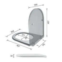 Крышка с сиденьем GALASSIA DREAM 7330GM
