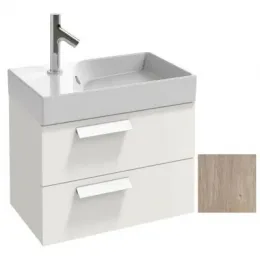 Модуль с раковиной Rythmik 59,5 см, квебекский дуб, подвесной монтаж EXR112-Z-00+EB1300-E10 Jacob Delafon