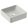 Накладная раковина Vox 40х40х13,5 см, матовая белая, санфарфор, с отв. под смеситель EVG102-HW1 Jacob Delafon
