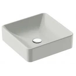 Накладная раковина Vox 40х40х13,5 см, матовая белая, санфарфор, с отв. под смеситель EVG102-HW1 Jacob Delafon