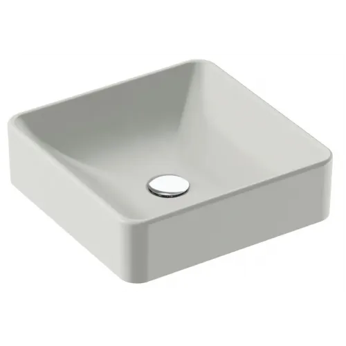 Накладная раковина Vox 40х40х13,5 см, матовая белая, санфарфор, с отв. под смеситель EVG102-HW1 Jacob Delafon