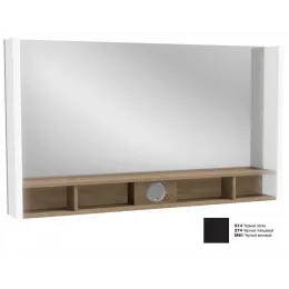 Зеркало Terrace 120х68,5 см, розетка, usb-порт, черный глянцевый, с подсветкой EB1738RU-274 Jacob Delafon