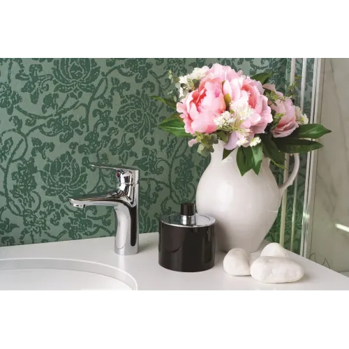 Смеситель для умывальника Elite неповоротный излив, без донного клапана E32908-CP Jacob Delafon