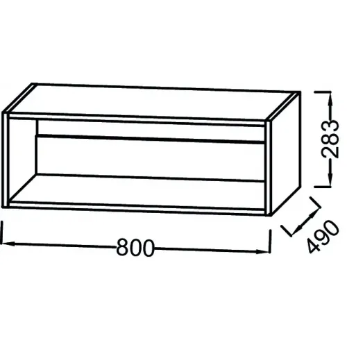 Тумба для ванной Odeon Rive Gauche серый титан сатин, подвесной монтаж 80х49 см EB2517-S21 Jacob Delafon