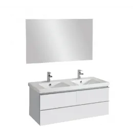 Комплект мебели для ванной Odeon Up 120 см, белая, подвесной монтаж E4730-00+EB1085-NF+EB892-N18 Jacob Delafon