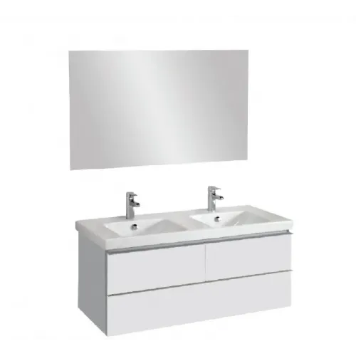 Комплект мебели для ванной Odeon Up 120 см, белая, подвесной монтаж E4730-00+EB1085-NF+EB892-N18 Jacob Delafon