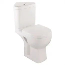 Унитаз-компакт Odeon Up 43х75 см, нижняя подводка, горизонтальный выпуск, угловой, без сиденья 18557K-00+E4741-00 Jacob Delafon