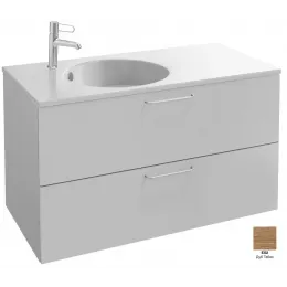Модуль под раковину Odeon Rive Gauche 100х50,8х56,8 см, 2 ящика, дуб табак, ручки хром EB2524-R5-E52 Jacob Delafon