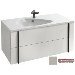 Модуль под раковину Nouvelle Vague 100х50,7х45,5 см, 2 ящика, серый титан глянцевый EB3032-N21 Jacob Delafon