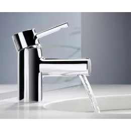 Смеситель для умывальника Cuff излив 99 мм, неповоротный излив, без донного клапана E98298-CP Jacob Delafon