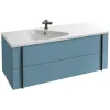 Модуль под раковину Nouvelle Vague 120х50,7х45,5 см, 2 ящика, аквамарин глянцевый EB3035-G91 Jacob Delafon