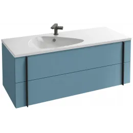 Модуль под раковину Nouvelle Vague 120х50,7х45,5 см, 2 ящика, аквамарин глянцевый EB3035-G91 Jacob Delafon