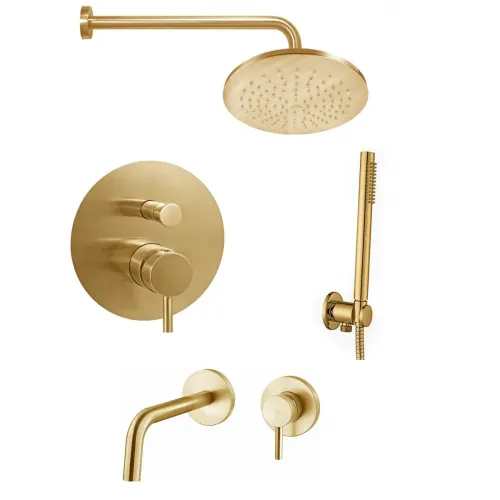 Комплект для душа PAFFONI Light KITLIG015HGSP006KING