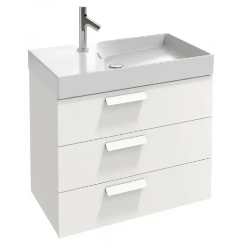 Модуль под раковину Rythmik 79,5х45х63,4 см, белый глянцевый, 3 выдвижных ящика EB1309-HU Jacob Delafon