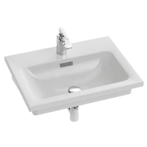 Подвесная раковина Vox 60х46х11 см, отверстие для смесителя, санфарфор EXAF112-00 Jacob Delafon