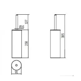 Ершик туалетный INDA MY ART AV014AWM08Y